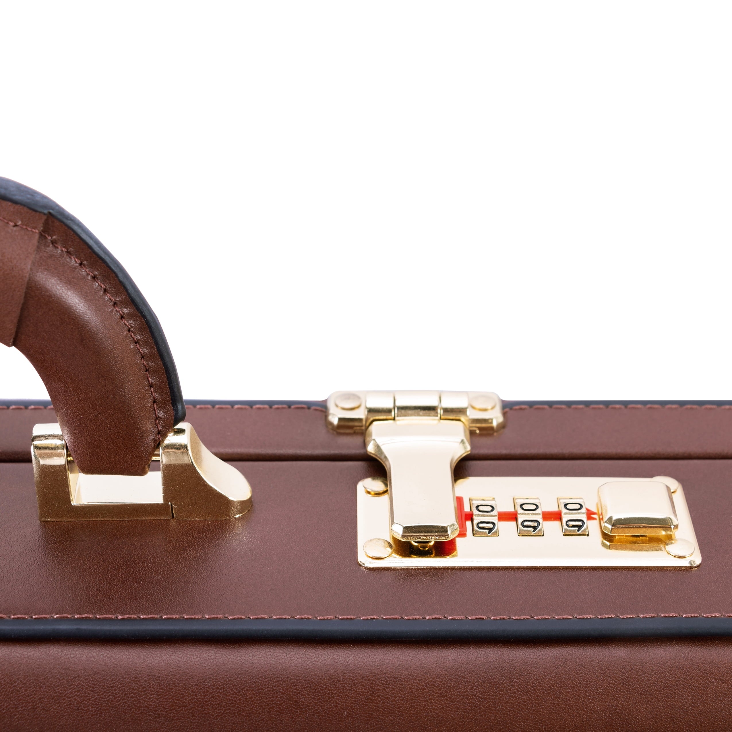 | 4.25” Leather Attaché Briefcase - Image 2