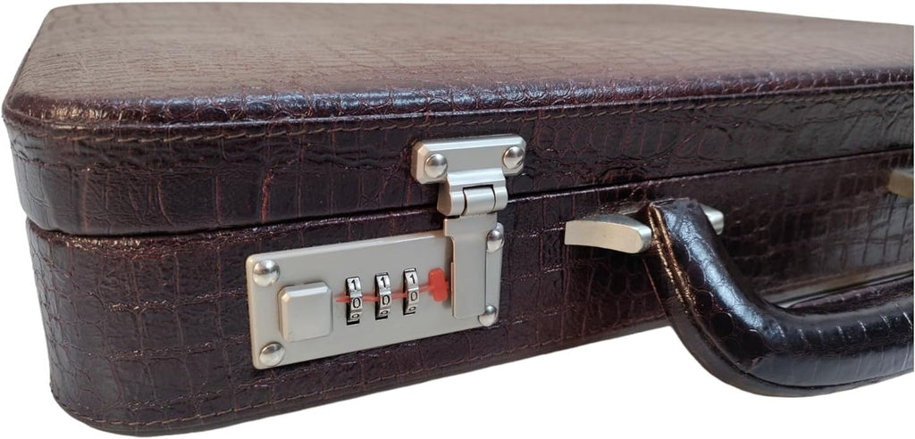 Men's Leather Briefcase | Business Leather Handbag | Doctors Safety Kit Bag Leather Attache | Gift For Him - Image 5